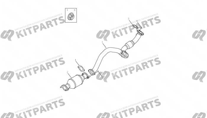 FRONT EXHAUST PIPE# Geely Emgrand X7