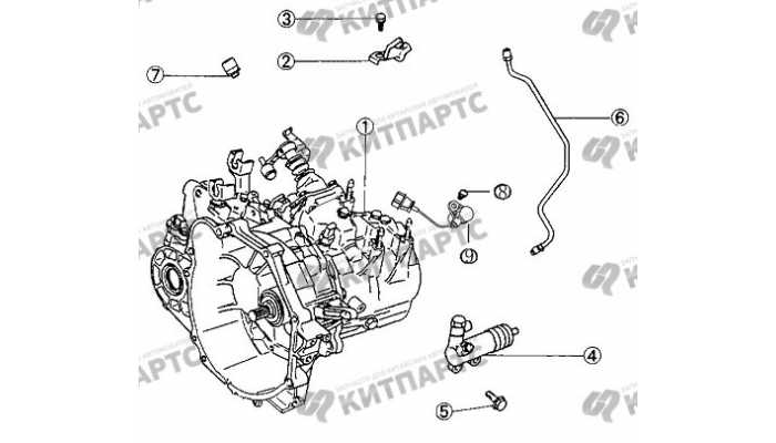 Трубки и цилиндр сцепления BYD F3 (F3R)