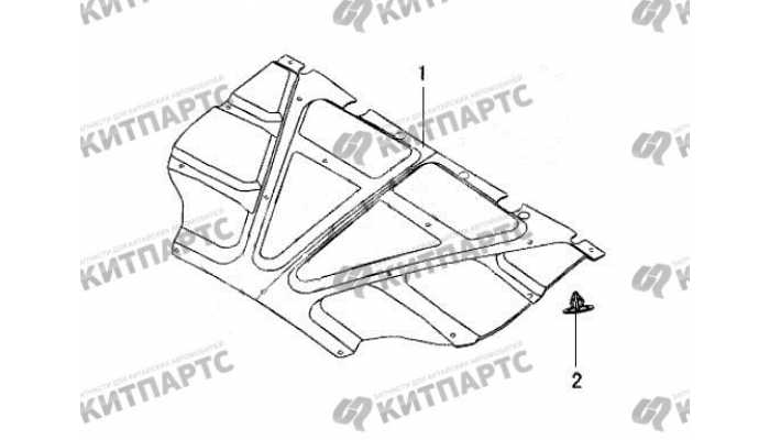 Шумоизоляция капота Great Wall Wingle